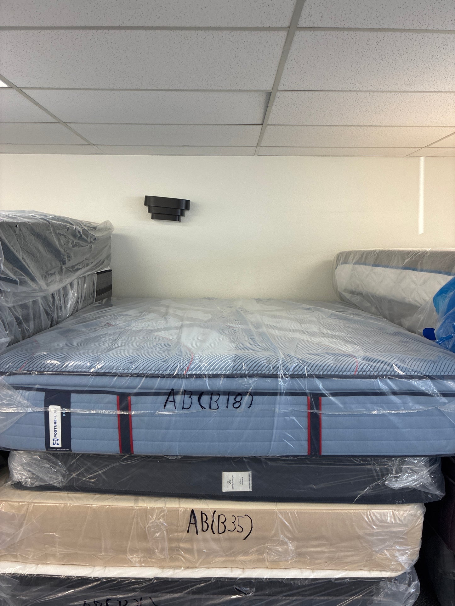 King sealy posturpedic PRO mattress Pillowtop #B18